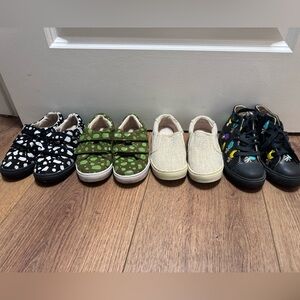 Lot of 4 Pairs of AKID Shoes Kids Size 11